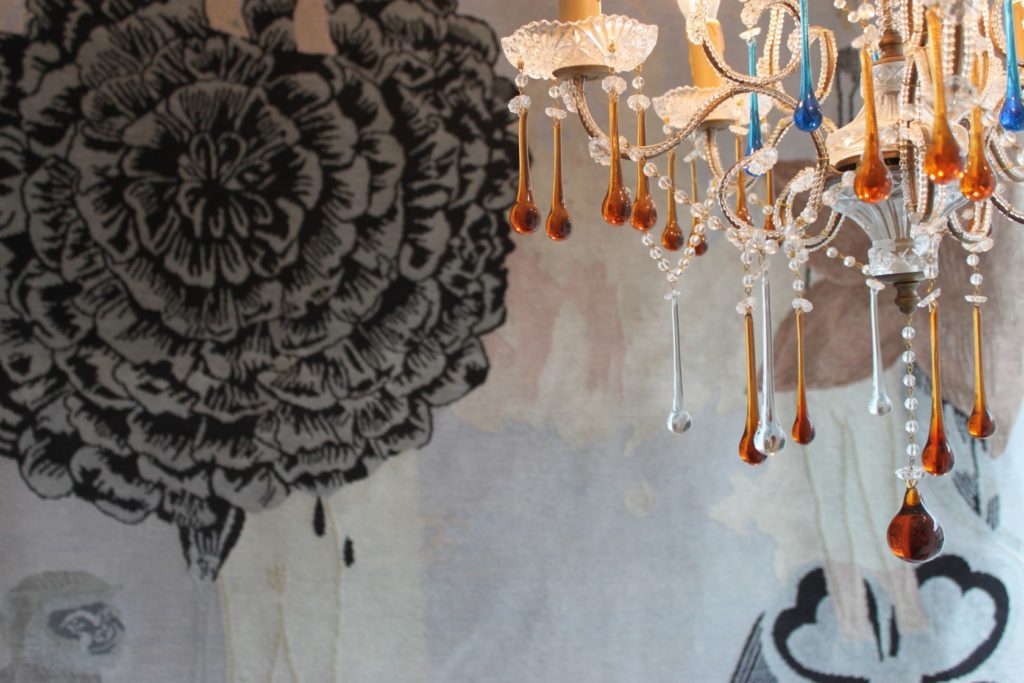 How to turn a Rug into a Wall Hanging
