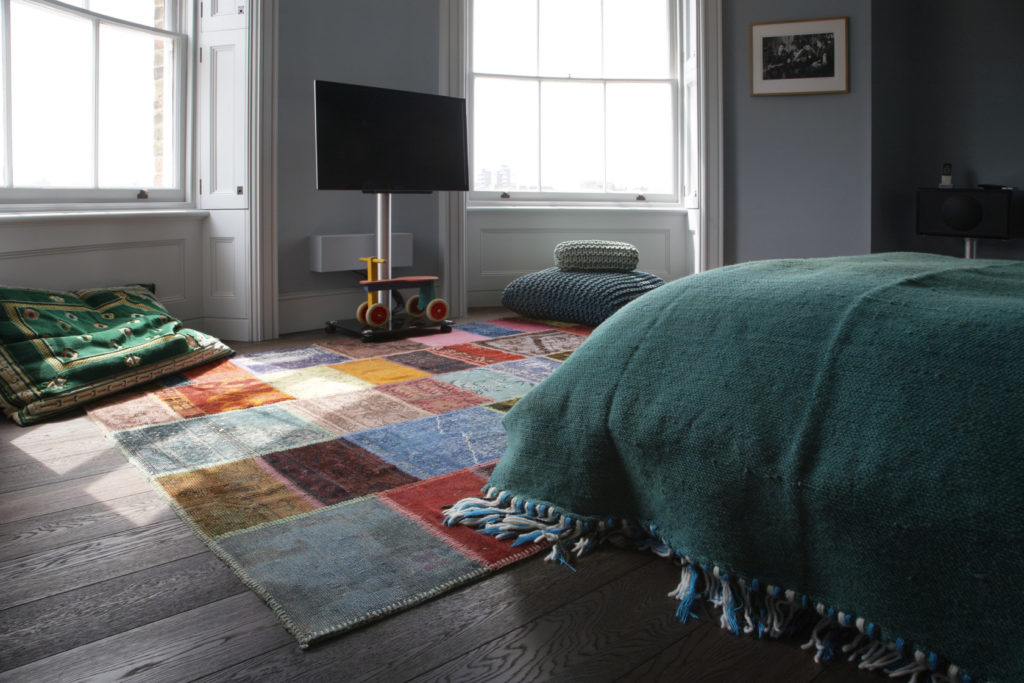 Vintage Patchwork Multi – Vintage rug by Bazaar Velvet