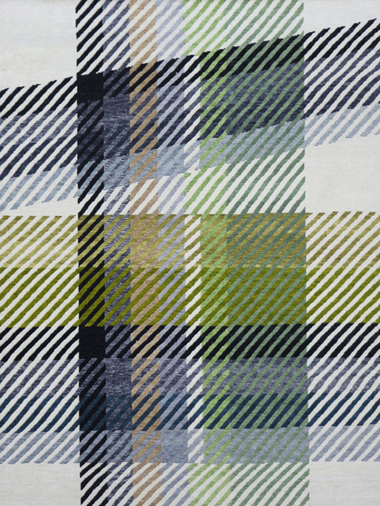 luxury rugs geometric design green and white