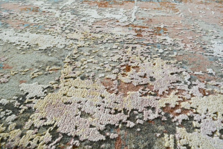 abstract rug close up