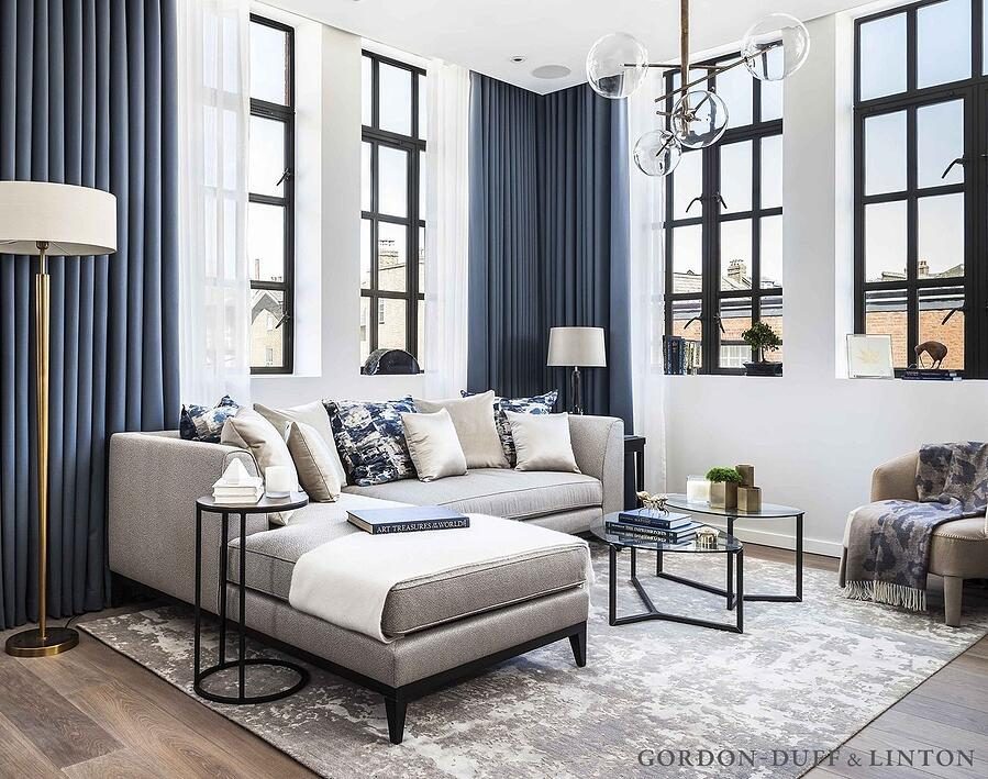 small living room by gordon-duff-linton featuring rug by Bazaar Velvet