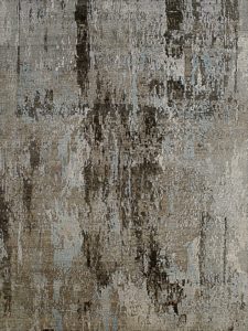 grey and blue abstract rug