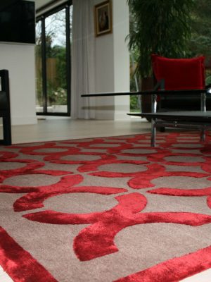 Genesis Red Bespoke Rug Hampstead Home scaled