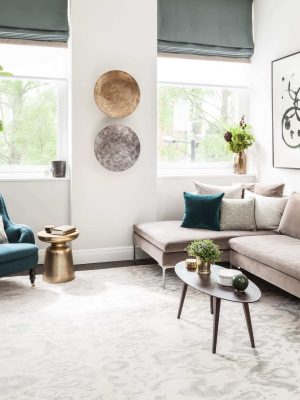 rug shimmer bamboo ikat ivory room gordon duff and linton photo david butler scaled