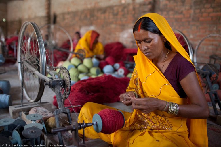 spinning wool for rugs