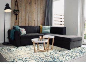 Madrasa blue grey in Living Room Ectoheve