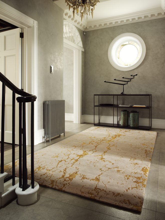 Luxury Gold & Copper Rugs