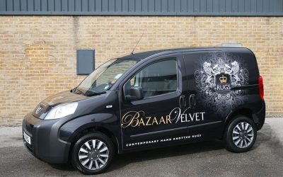 Bazaar Velvet rug home viewing service van