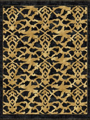 Arabesque Rug - Gold