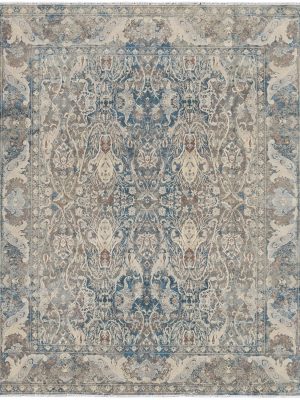 Isfahan Rug - Ice Blue