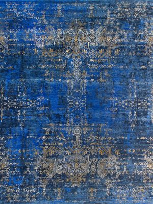 Opulence Tabriz Rug - Navy Gold 240x170cm