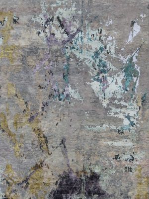 Pacha Lhotse Rug - Green Silver