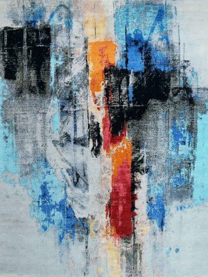 Texture Art Rug - Multi