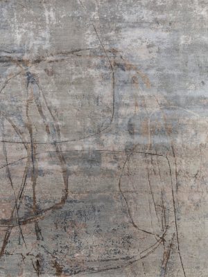 Serpentine Rug - Classic Grey Medium Blue