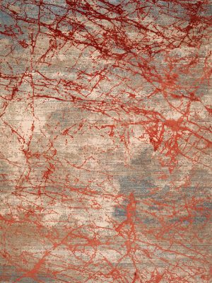 London Bridge Rug - Neon Orange