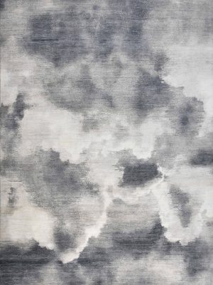 Winter Sky Clouds Rug