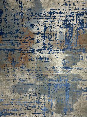 Green Park Rug - Neon Blue