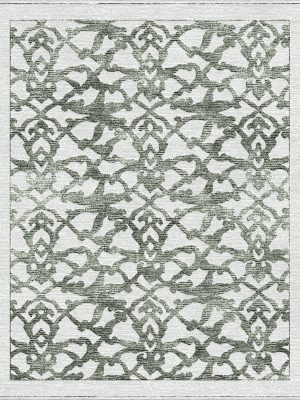Arabesque Rug - Forest Grey