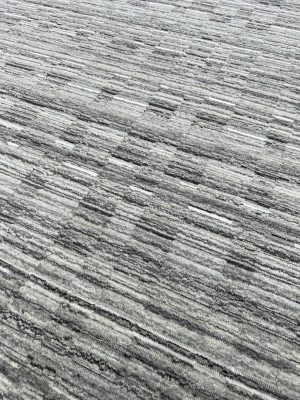 Saxon Lines Rug - Grey 230x160cm