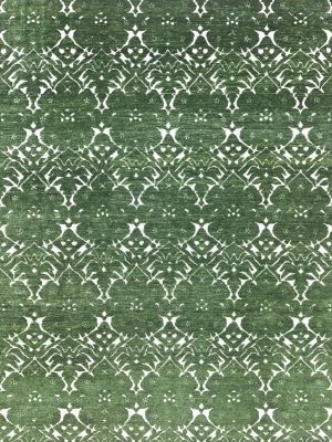 Floral Lace Rug - Emerald 360x275cm